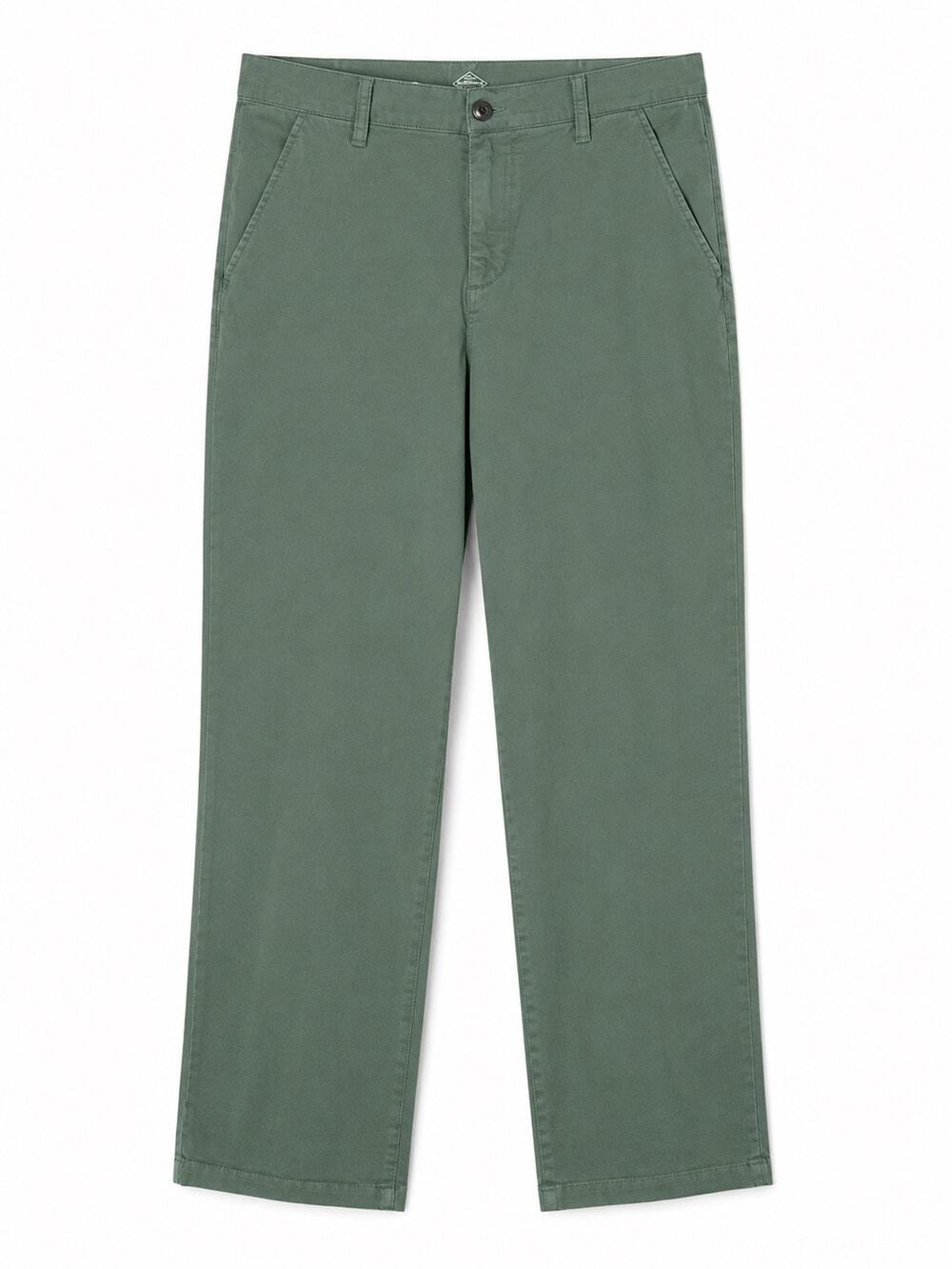 St. John’s Bay Girlfriend Chino Pants Women’s Size 12 Olive Green Stretch